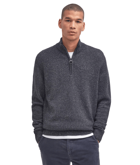 Essential Tisbury Half Zip Sweatshirt - Black