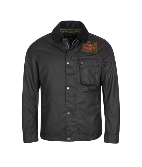 Steve McQueen Workers Wax Jacket - Black