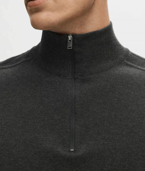 Berg LS Half Zip - Grey