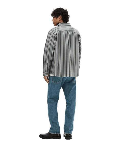 Striped Cotton Overshirt - Multi