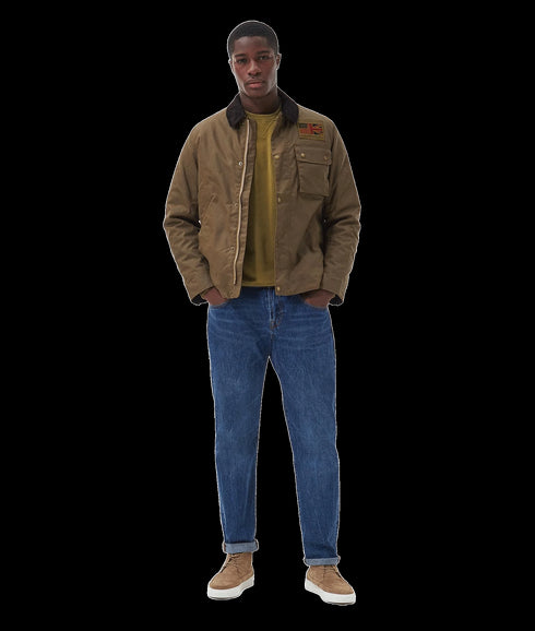 Steve McQueen Workers Wax Jacket - Brown