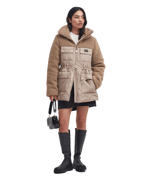 Jemison Quilted Jacket - Beige