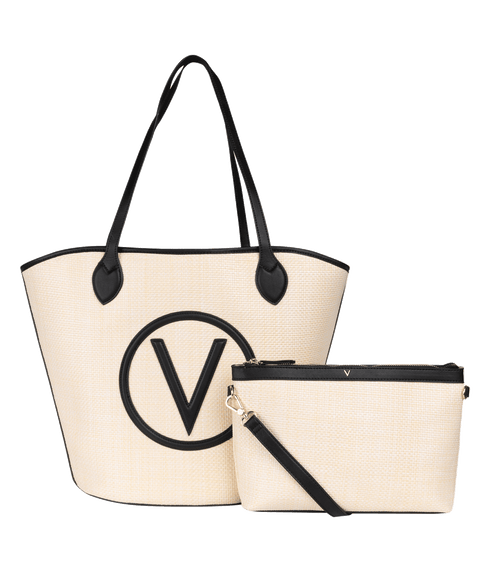 Covent Beach Tote With Crossbody Bag - Cream