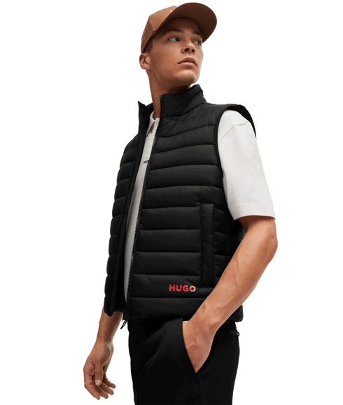Brentino Slim Fit Gilet - Black