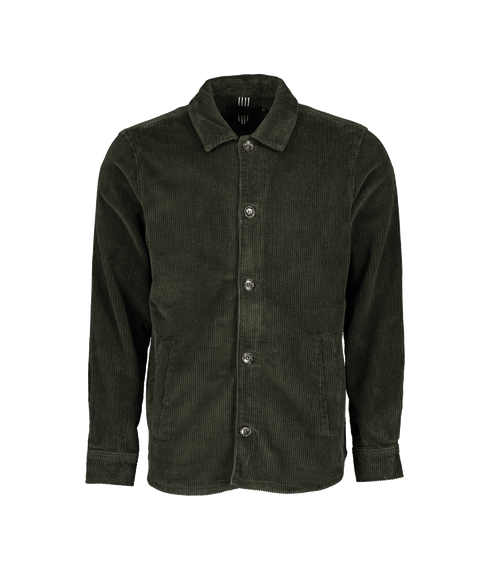 Carel Jumbo Lux Cord Overshirt - Green