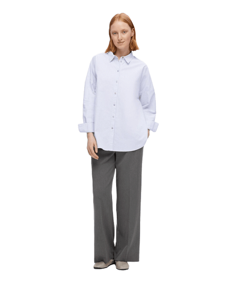 Oversized Cotton Shirt - Multi