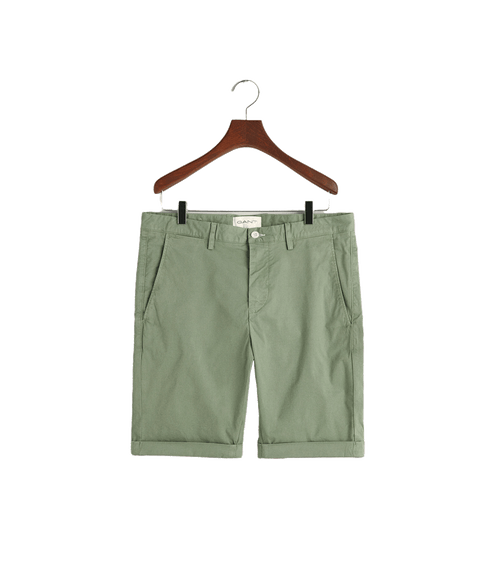 Sunfaded slim fit shorts - Green
