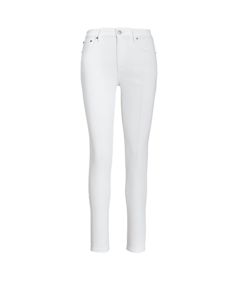 High-rise Skinny Ankle Jean - White