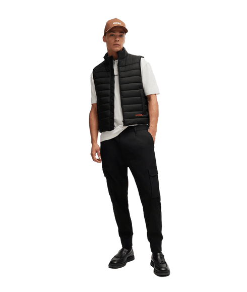 Brentino Slim Fit Gilet - Black