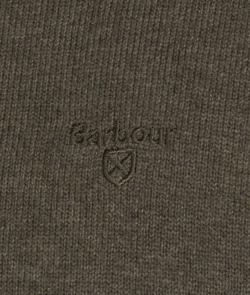 Cotton Half Zip Sweater - Green