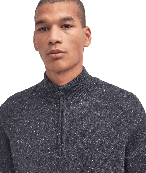 Essential Tisbury Half Zip Sweatshirt - Black