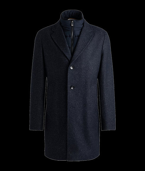 Hyde Slim Fit Coat - Navy