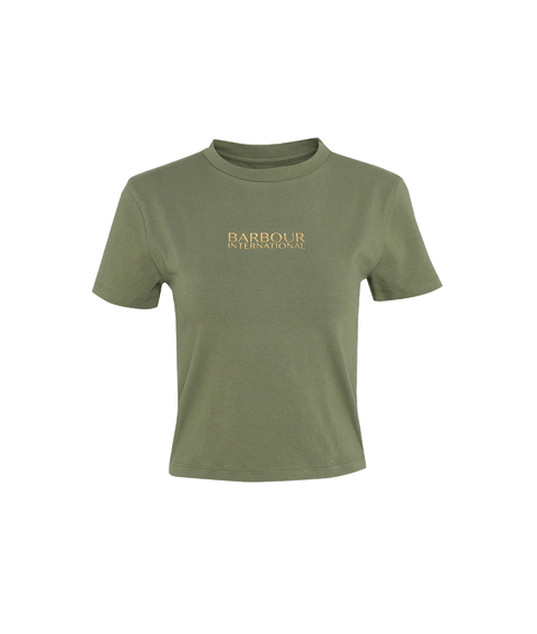 Reign Cropped T-Shirt - Green