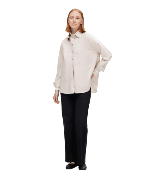 Oversized Cotton Shirt - Multi