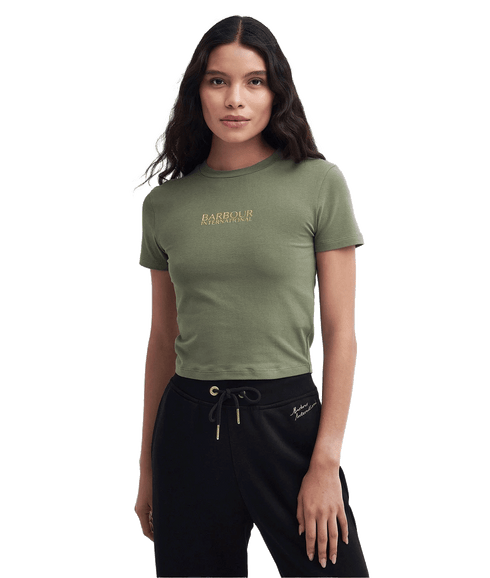 Reign Cropped T-Shirt - Green