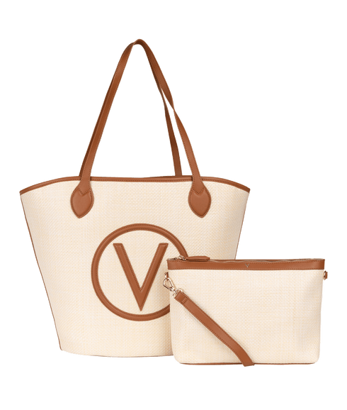 Covent Beach Tote With Crossbody Bag - Cream