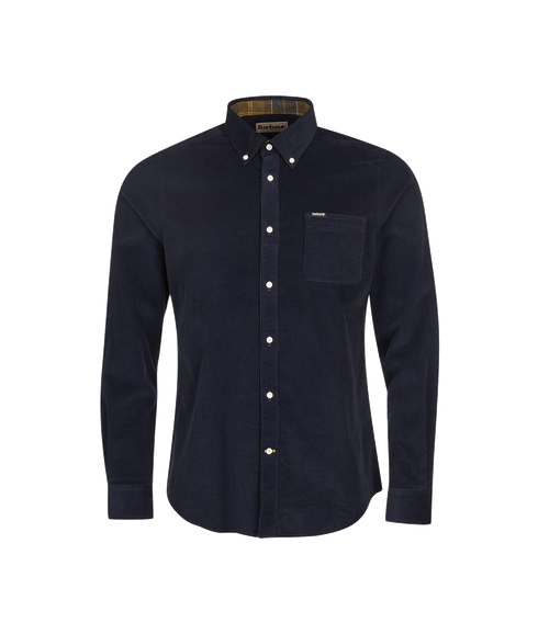 Ramsey Tailored Cord Shirt - Navy