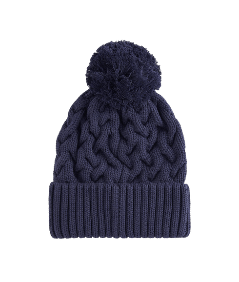 Gainford Cable Beanie - Navy