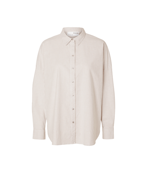 Oversized Cotton Shirt - Multi