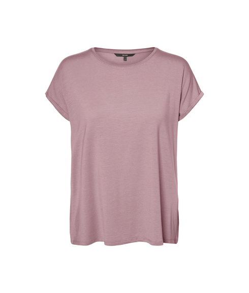 Ava Plain Ss Top - Red