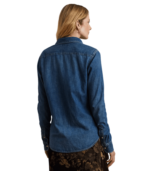 Classic Fit Denim Shirt - Blue