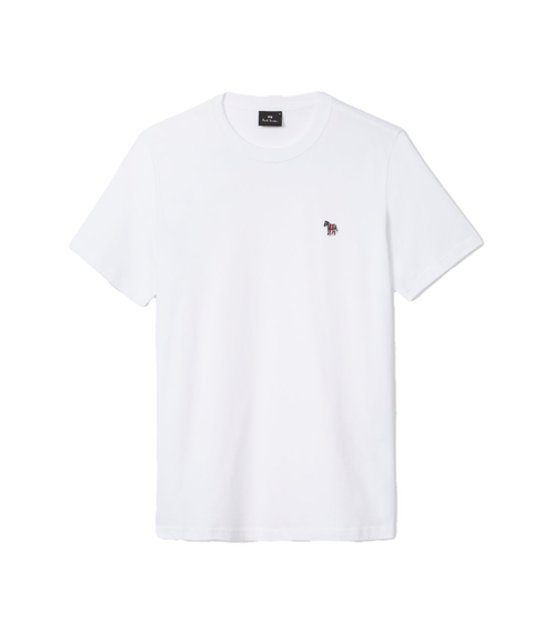 Cotton Zebra Logo T-Shirt - White