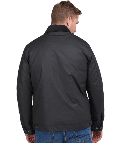 Steve McQueen Workers Wax Jacket - Black