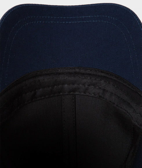 Cotton Zebra Logo Baseball Cap - Navy