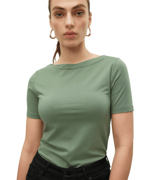 Panda Modal S/S Top - Green