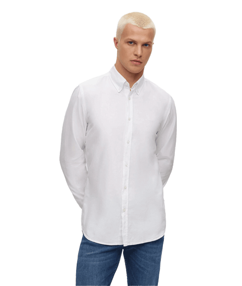 Regular Fit Oxford Shirt - White