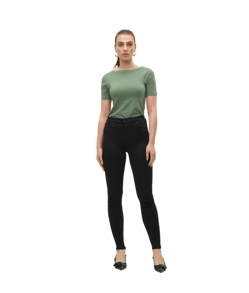 Panda Modal S/S Top - Green
