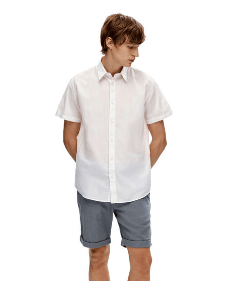 Classic Short Sleeved Shirt - White