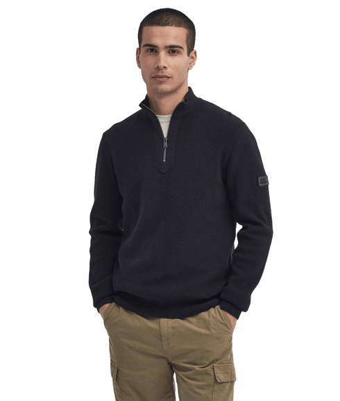 Crawley Half-Zip Jumper - Black