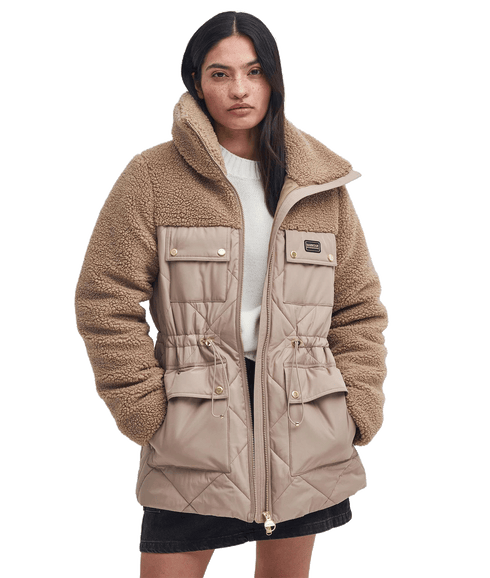 Jemison Quilted Jacket - Beige