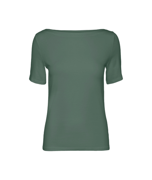 Panda Modal S/S Top - Green