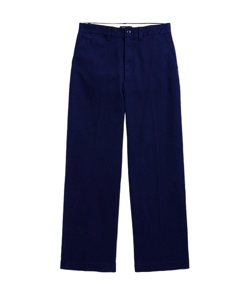 Chino Wide-leg Pant - Navy