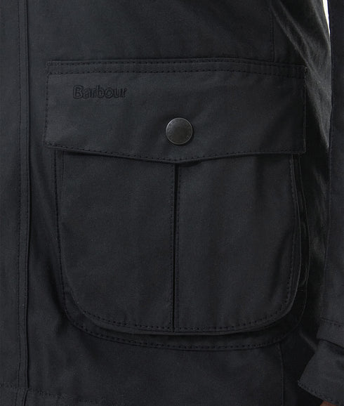 Corbridge Wax Jacket - Black