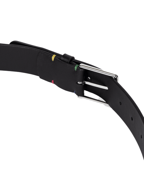 Colour Stitch Belt - Black
