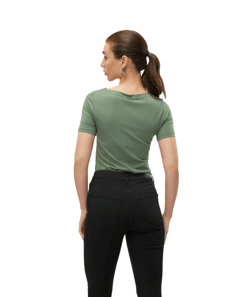 Panda Modal S/S Top - Green