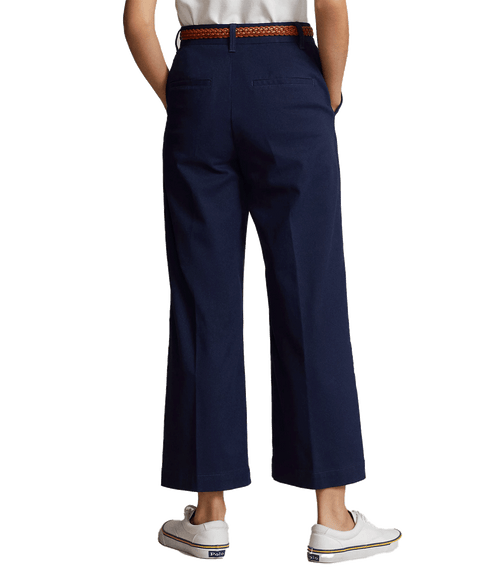Chino Wide-leg Pant - Navy