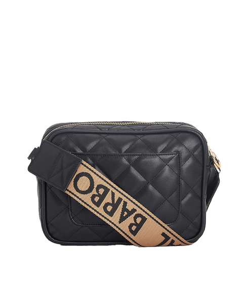 Sloane Quilted Crossbody Bag - Black