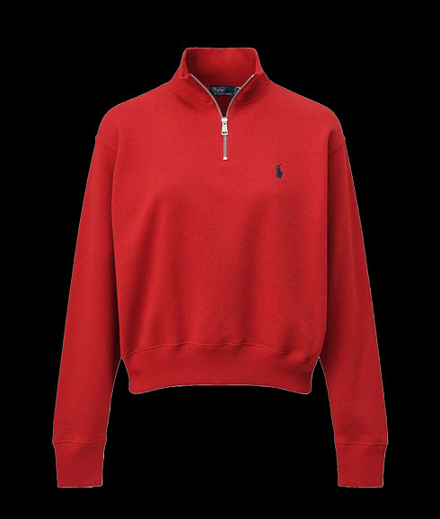 Fleece Quarter-zip - Red