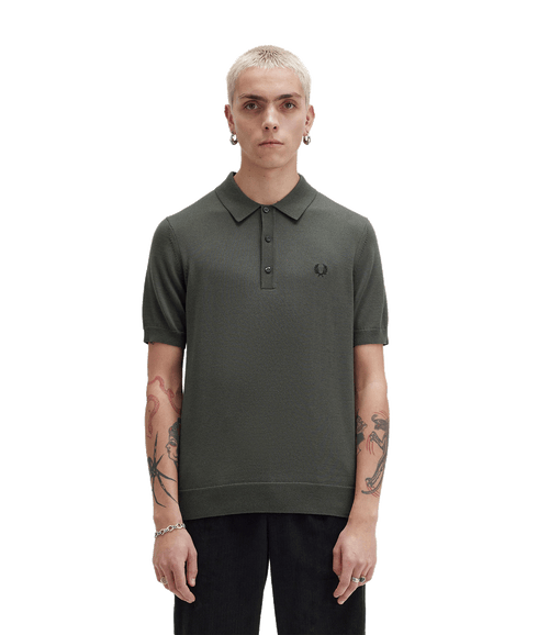 Classic Knitted Shirt - Green
