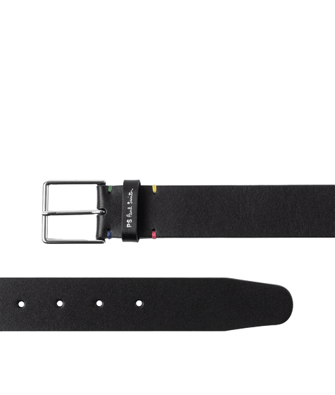 Colour Stitch Belt - Black