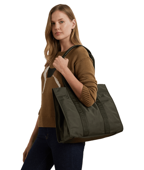 Nylon Extra-large Stevie Tote Bag - Green
