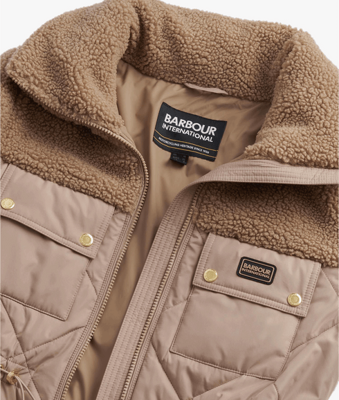 Jemison Quilted Jacket - Beige