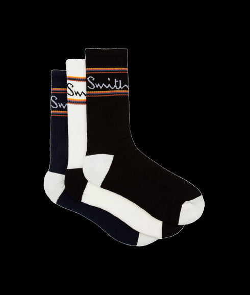 Three Pack of Mainline Sport Socks - Multi