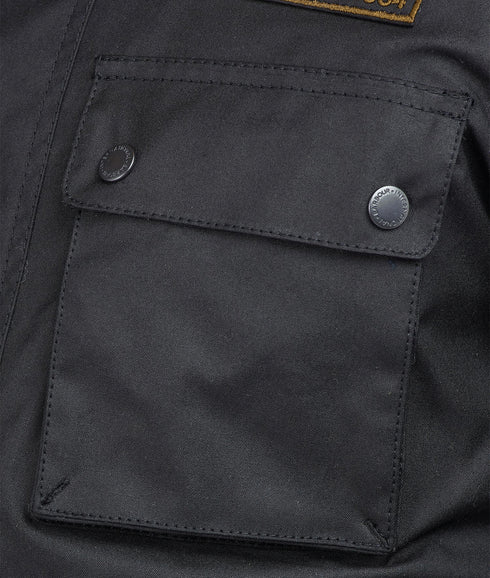 Steve McQueen Workers Wax Jacket - Black