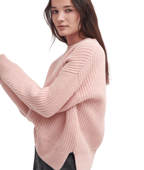 Scarlett Crew Neck Jumper - Pink