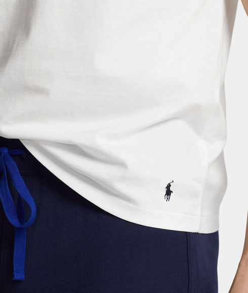 Logo Cotton Jersey Sleep Shirt - White
